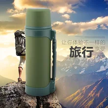 2016 NEW Camouflage thermal insulation water bottle 1300ml big size three colors thermos portable for HIKING Climbing Camping 1l large capacity thermos nordic thermal insulation kettle household thermal insulation pot glass liner thermos hot water bottle
