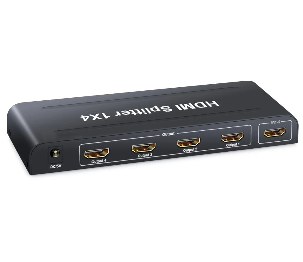 1x4 Hdmi Splitter Ultra Hd 4k 2k 1 In 4 Outputs Full Hd 3d 1080p Hdmi 1 4 For Hdtv Ps4 Ps3 Xboxone 360 Dvd Blu Ray Dts Digital Hdmi Cables Aliexpress