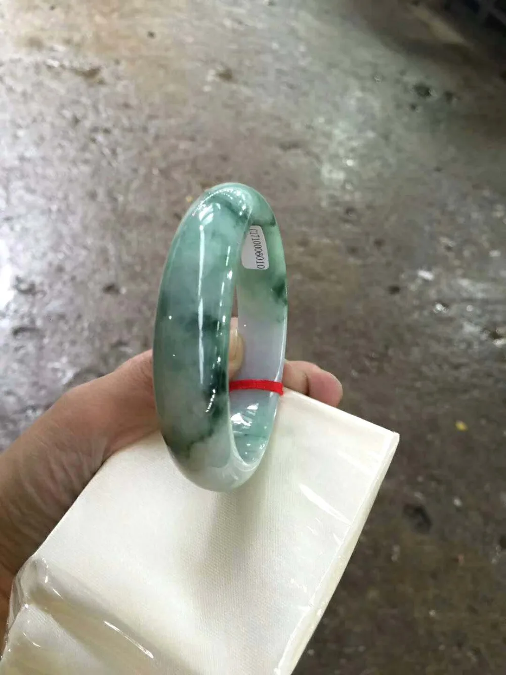 certified jadeite bangle