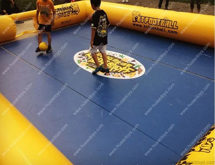 

2016 New Airtight/sealed Inflatable Football Pitch Soccer Pitch(Free blower and Free shipping)