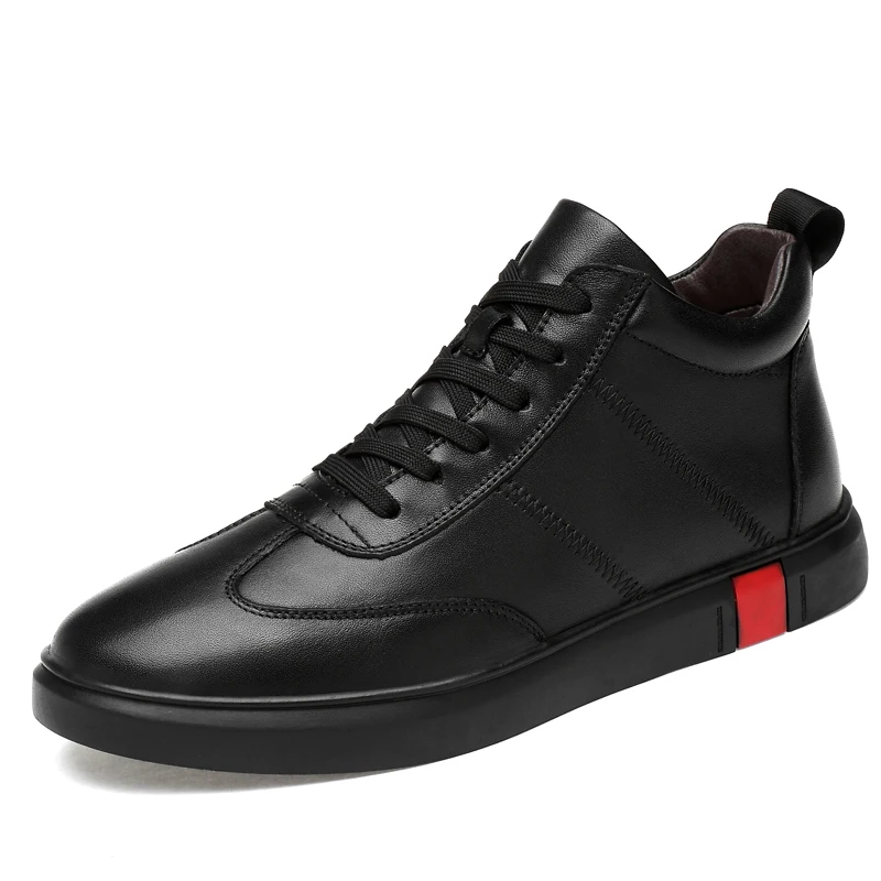 

New Autumn Winter Men's Boots Warm Boot Chaussure Casual Shoes For Men Boots Footwear Male Fashion Leather Ankle Shoes