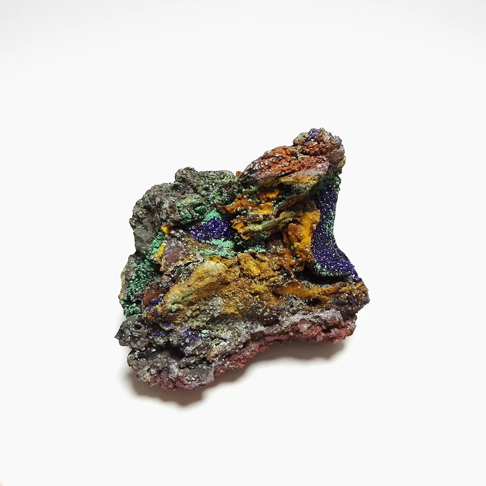 

119g NATURAL Stones and Minerals malachite azurite ore crystal specimens B13-53