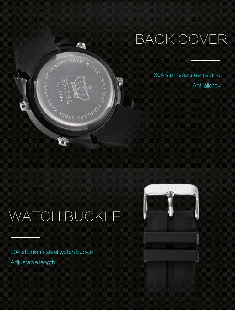 9 digital watch waterproof