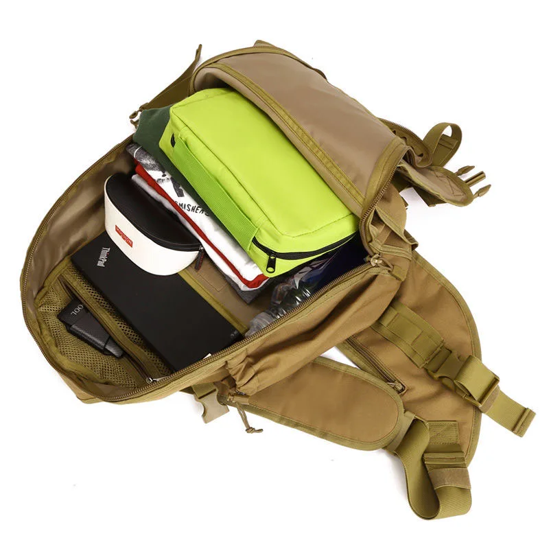  Men Tactical Backpack Single Shoulder Bag Chest Bags Molle Army Military Crossbody Outdoor Camping 