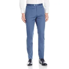 Изготовленные на заказ мужские костюмные брюки Блейзер платье Серый Мужской плоский передний тонкий костюм хлопок конопли отдельные брюки костюм брюки