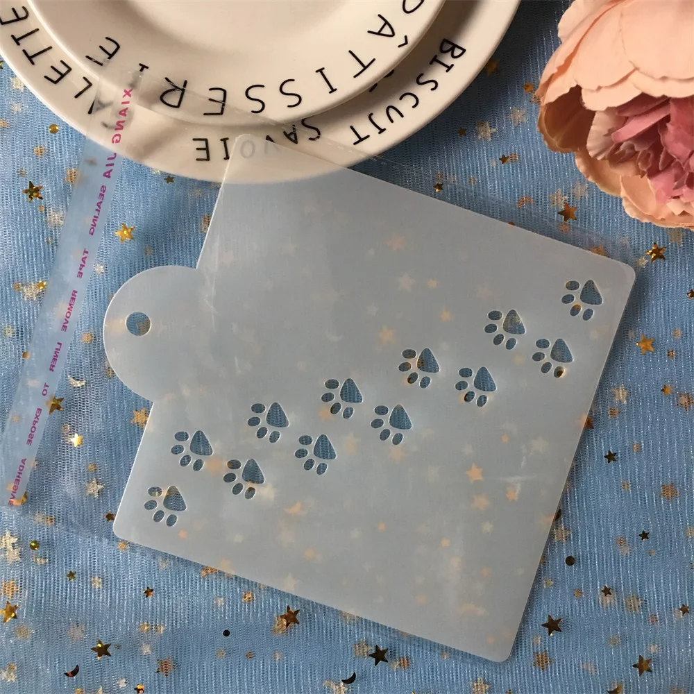 Новая 15 см кошачья собачья лапа DIY трафареты раскраска для скрапбукинга тиснение