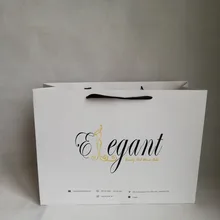 500 шт./лот роскошные бумажные хозяйственные сумки с ручкой ленты Индивидуальные Рекламные печати ваш логотип ювелирные сумки