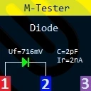 T7 TC-T7-H Транзистор тестер Диод Триод измеритель емкости LCR ESR NPN PNP MOSFET ИК Многофункциональный тестер Цифровой мультиметр