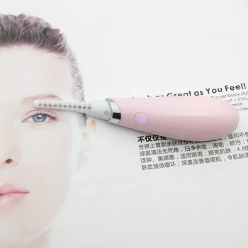 

Intelligent Temperature Control Fasting Heating Electric Eyelash Curling Tool Mini Chargeable Eye Lash Curler for Gifts