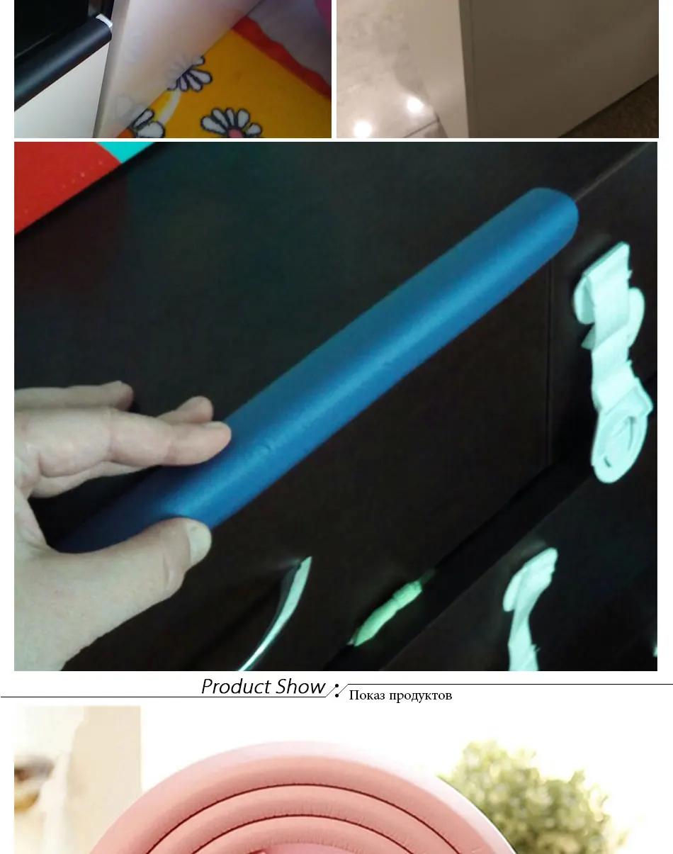 Baby Safety Corner Pad Table Corner Protection Baby Bumper Child Sponge Protect 4pcs/lot Safety Products Baby Protection Strip