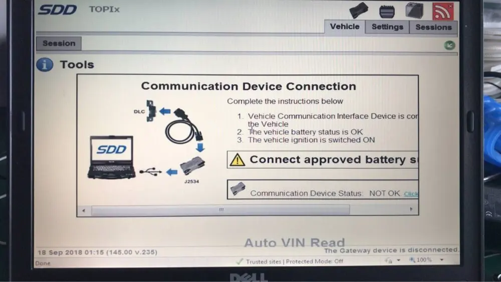 DA Dongle J2534 SDD VCI with hdd v145 Software + CF30 laptop for DA ...