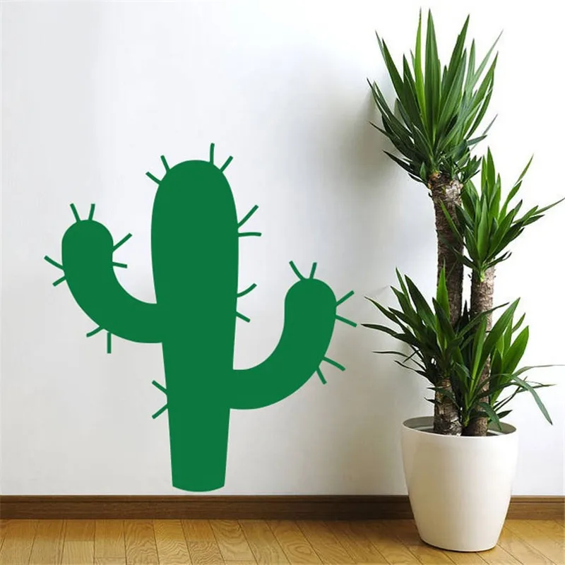Buy Plant Cactus Wall Decal Art Decor Sticker