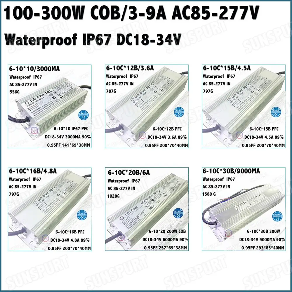 100-300W