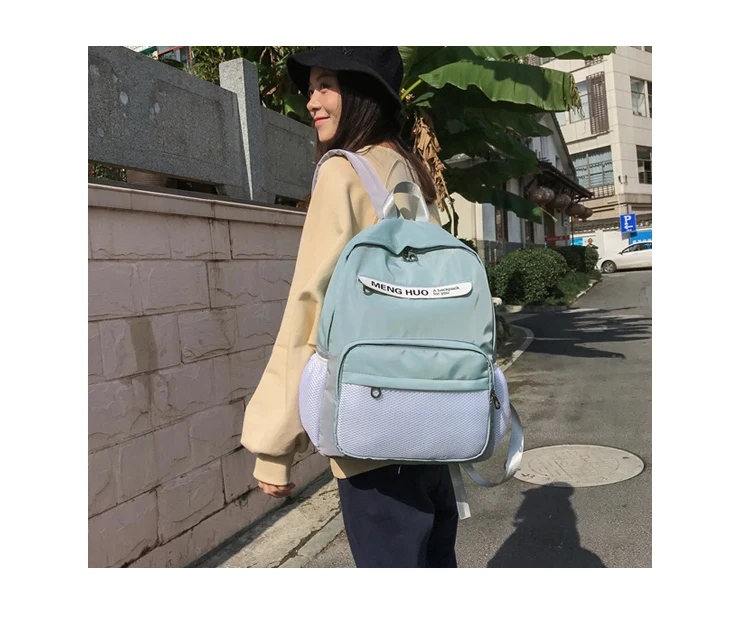 Menghuo Backpack Women School Bag for Teenage Girls Waterproof Nylon Mochila Feminina Mujer Female Book Bag Travel Bag Sac A Dos_34_11