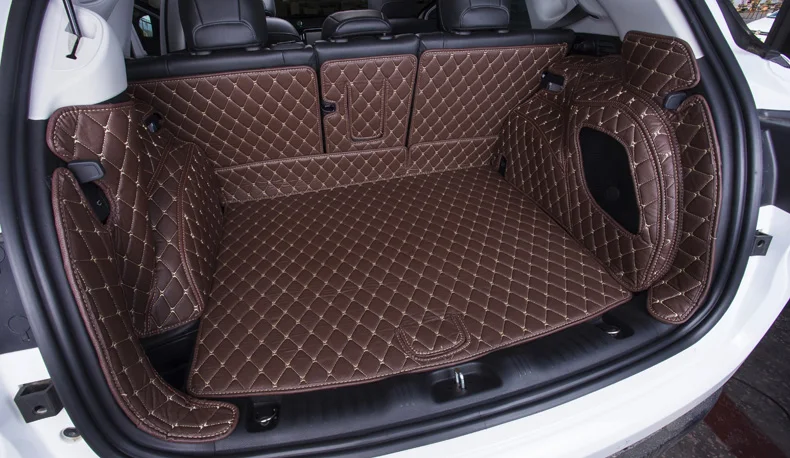 Волоконно-кожаный коврик для багажника автомобиля для jeep compass автомобильные аксессуары