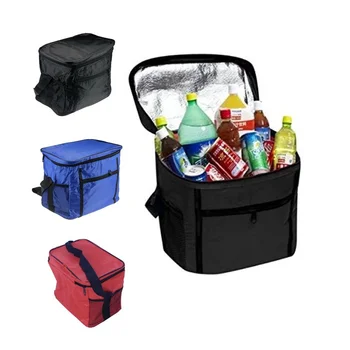 

4 Persons Lunch Bag Picnic Handbag Portable Food Storage Box Cooler Pack Outdoor Travel Insulation Thermal Tote Large Capacity