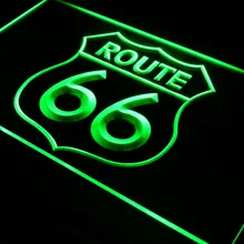 I371 старинный Route 66 Mother Road светодиодный неоновый свет знак NR Вкл/Выкл Переключатель 20+ цвета 5 размеров