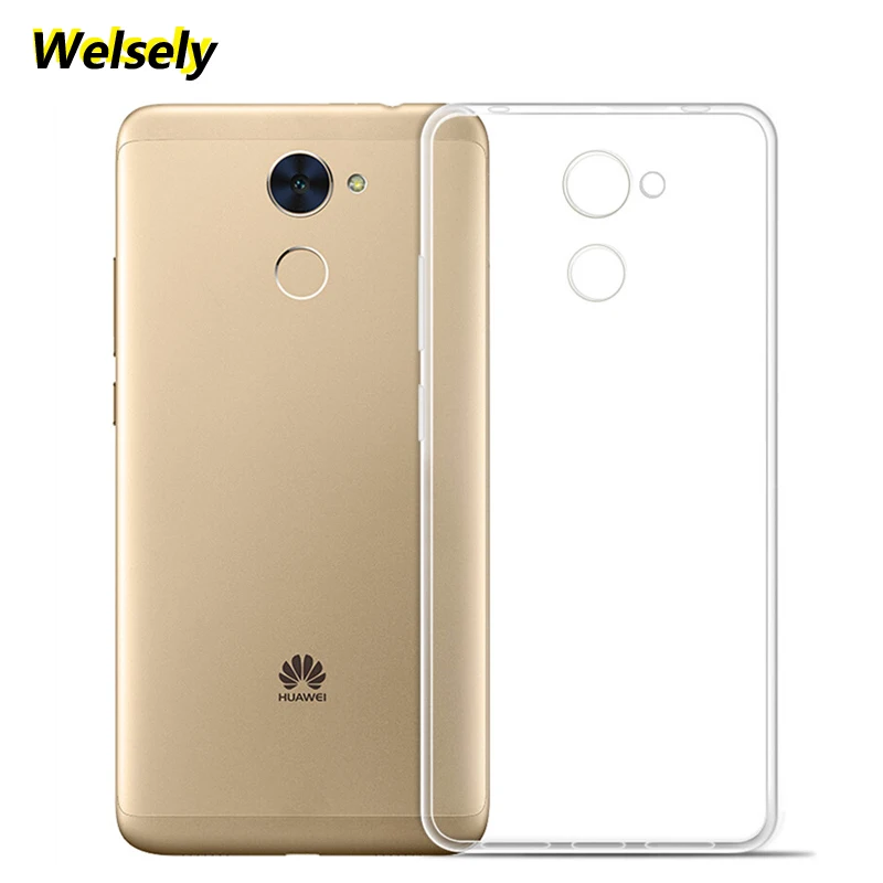 

Case for Huawei enjoy 7 plus Case Clear Thin Soft Gel TPU Protective Back Cover Silicone transparent Bag funda Phone Accessories