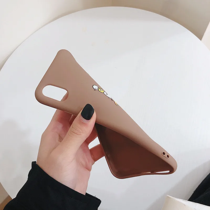 Чехол JAMULAR с забавным рисунком животных для iPhone XR XS MAX X 7 8 6 6s Plus чехол телефона