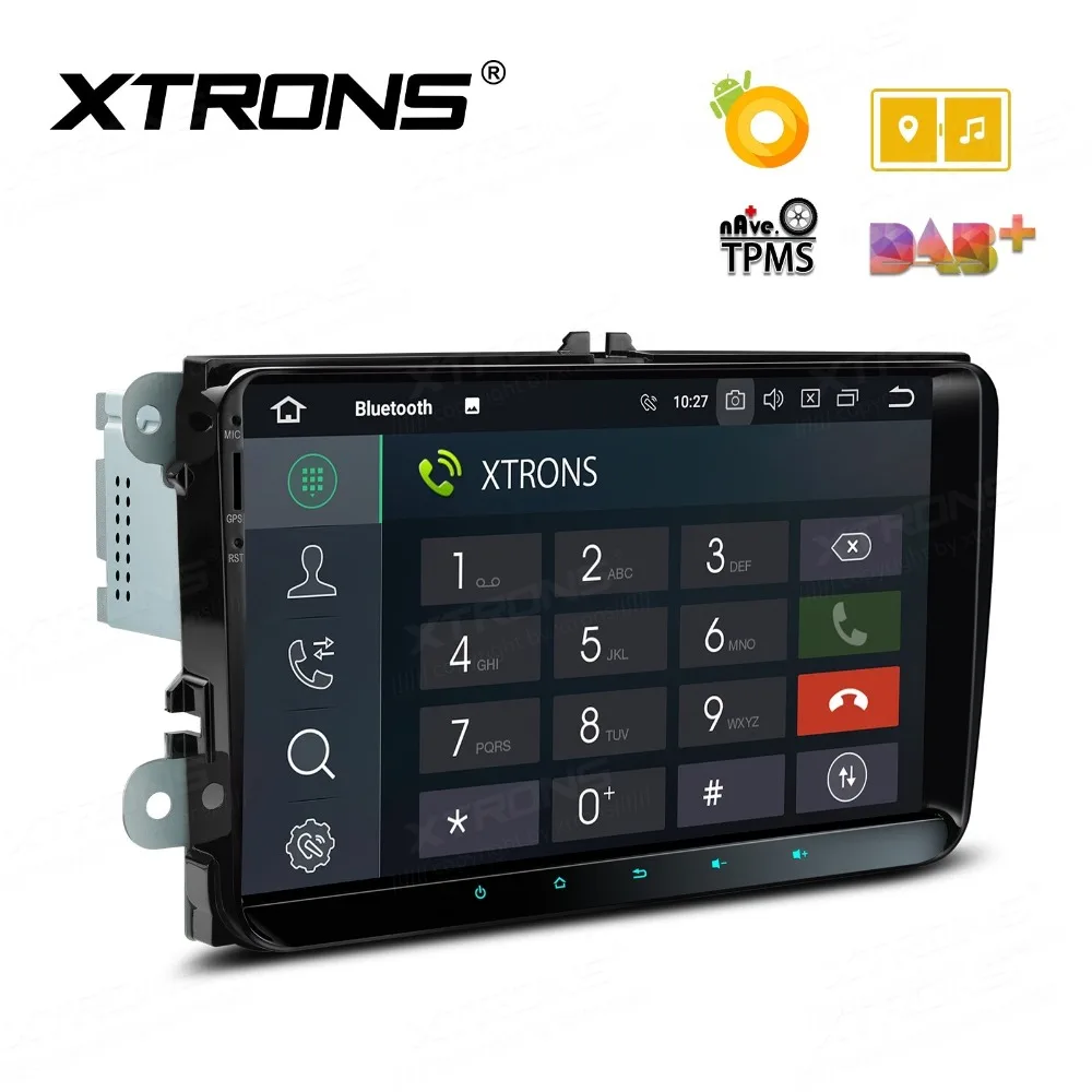 Excellent Android 8.0 OS 9" Car Multimedia Navigation GPS Radio for Volkswagen Amarok 2010-2015 & Caddy 2003-2015 & T5 Multivan 2010-2013 4