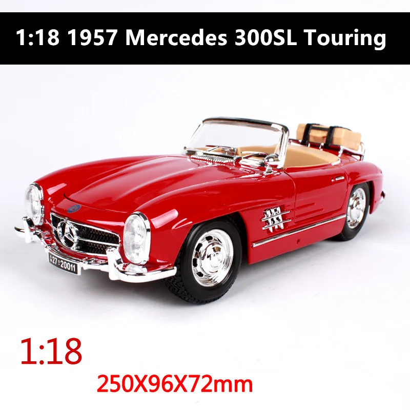 Bburago 1/18 1954 Mercedes 300SL сплав Ретро модель автомобиля классическая модель автомобиля украшение автомобиля коллекция подарок