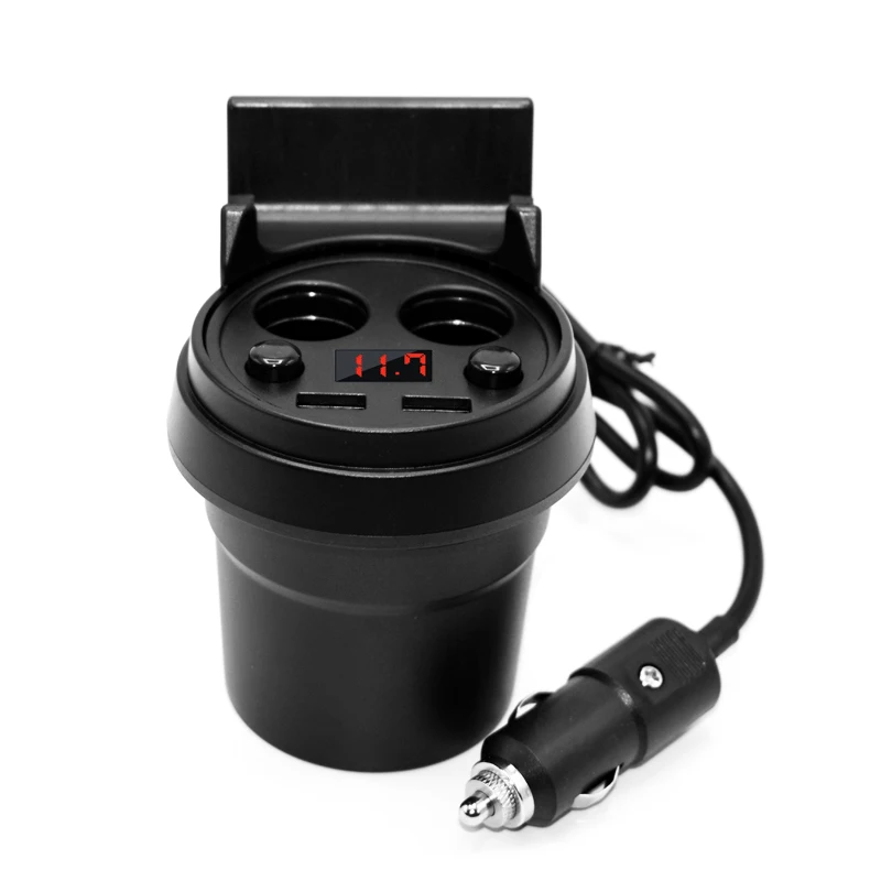 

Unviersal 5V 3.1A Dual USB Car Charger & Cigarette Lighter Adapter with LED display fast charger for iPhone Samsung Huawei MEIZU