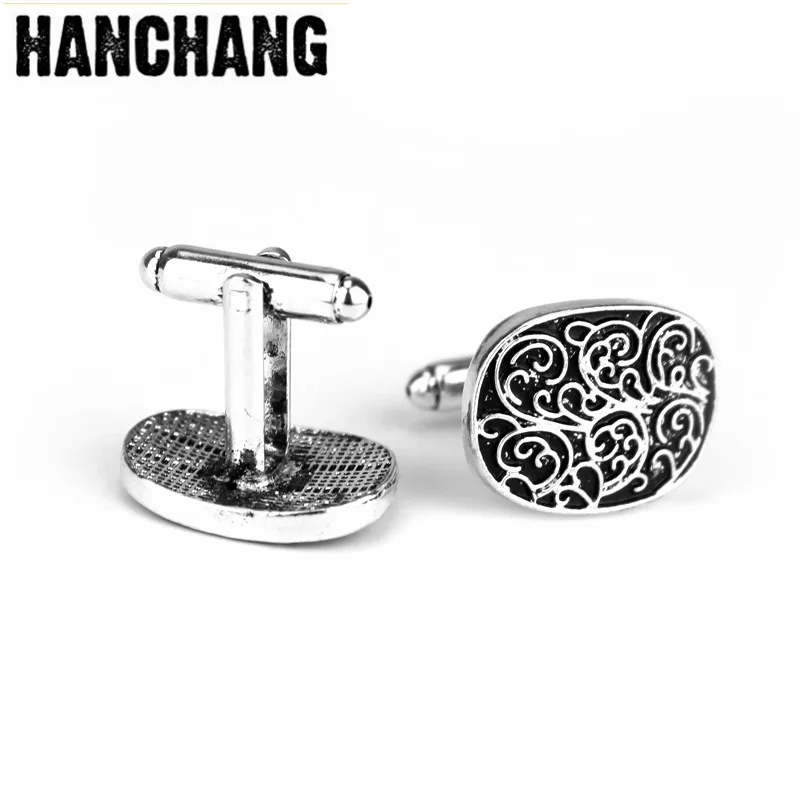 

Vintage Flower Cufflinks Men's Party Cuff-links Cuff Pins