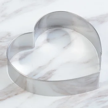 

1PC Heart Shape Cookie Cutter Cake Decorating Tools Fondant Sugarcraft Candy Cupcake Biscuit Mold DIY Baking Tools Free Shipping
