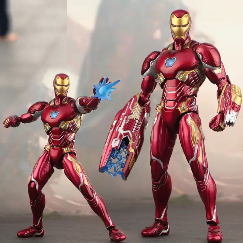 

SHF Marvel Iron Man Action Figures Mark 50 Model Toys Collections Children Gifts Avengers Endgame 4