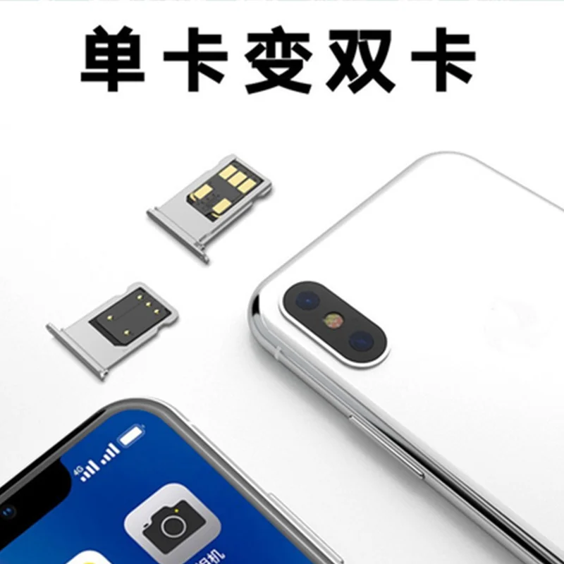 

iphone dual sim dual standby sim hub with compatible sim slot enable two sim hub