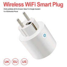 Умная wifi розетка выключатель питания приложение пульт дистанционного управления таймер домашняя Автоматизация умная розетка питания США Великобритания адаптер для Штепсель вилки стандарта ЕС