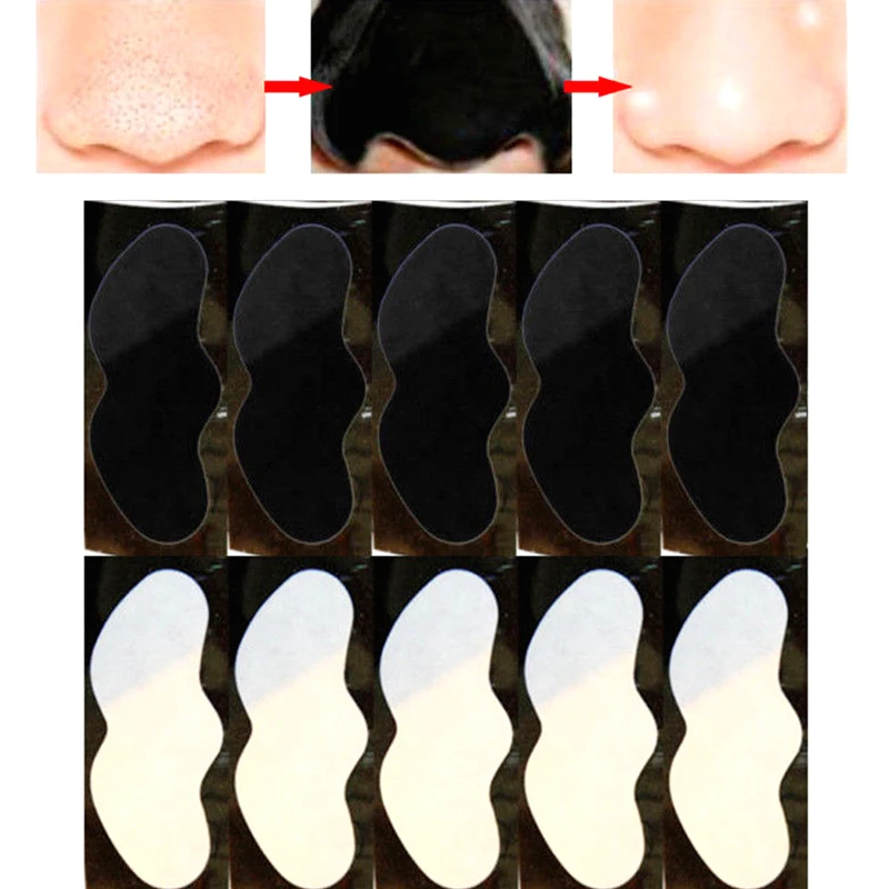 LNRRABC горячий паста для носа бамбуковый уголь против черных точек отрывной к акне легко использовать чистые наклейки усадка поры для снятия макияжа