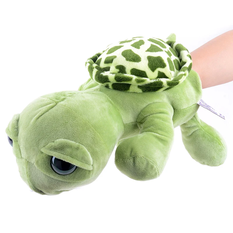 Plush Hand Puppets Simulation Animal Turtle Puppet...