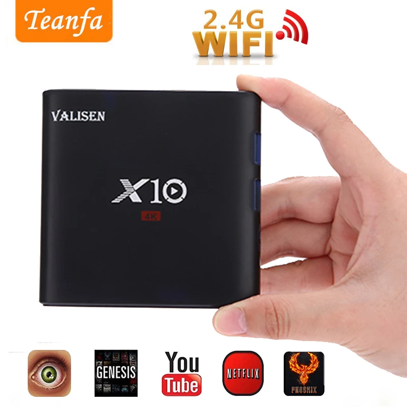 Smart Android 7 1 ТВ Box Amlogic S905W 4 ядра коробка 3 K USB3.0 2 ГБ/16 ГБ с поддержкой Miracast