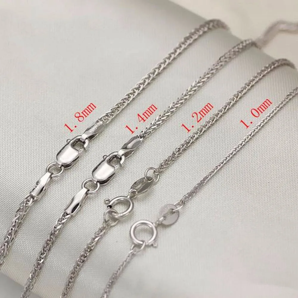 White gold chain for girls Clearance