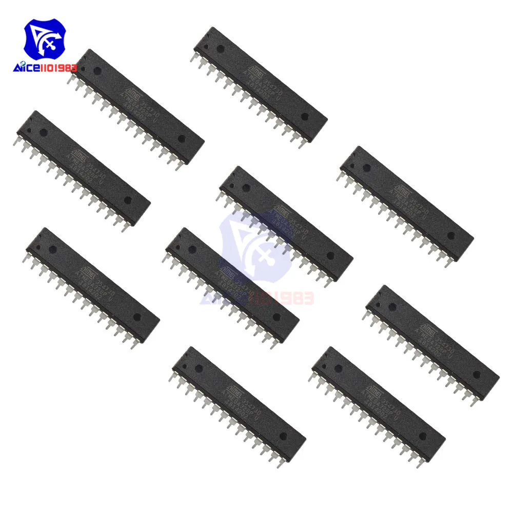 10 шт./партия микросхема ATMEGA328 ATMEGA328P ATMEGA328P-PU DIP-28 микроконтроллер программируемые микросхемы загрузчик для ARDUINO UNO R3