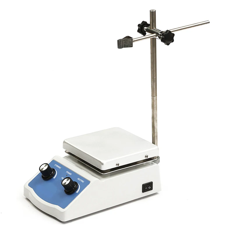 

Magnetic Blender Hot Plate Stirrer Dual Control Machine Stir +1 inch Stir Bar C3 Liquid Mixing 220V