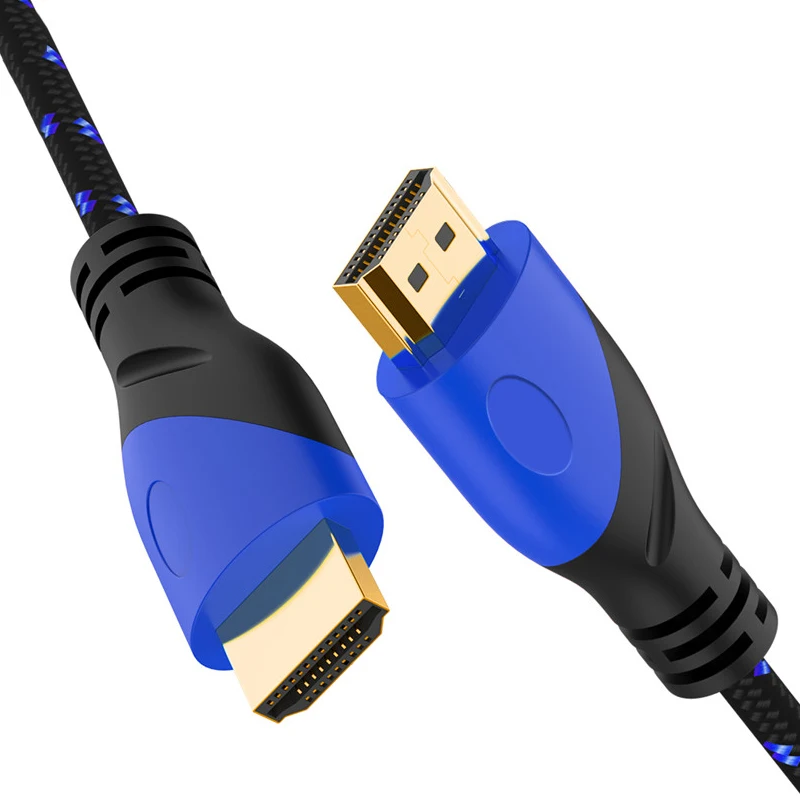 Nylon Braid HDMI Cable 1080P 3D V1.4 Fast Speed 0.5m 1m 1.8m 3m 5m 10m 15m HDMI Code for PS4 Projector HDTV Nylon Braid HDMI Cable 1080P 3D V1.4 Fast Speed 0.5m 1m 1.8m 3m 5m 10m 15m HDMI Code for PS4 Projector HDTV