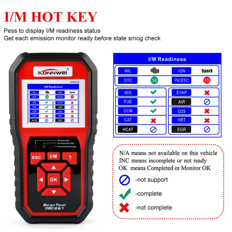 KONNWEI KW850 OBD2 OBD 2 Automotive Scanner_07