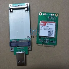 SIMCOM SIM7000C MINI PCIE+ MINI PICE к USB адаптеру(с слотом для sim-карты) NBIoT и LTE CATM1 EMTC TCP, HTTP, HTTPS, SMS