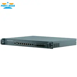 Причастником F8 1U межсетевой экран ПК маршрутизатор с G3250 процессор 8 Порты Gigabit Lan 4 SPF PFSense ROS 2G RAM 8 г SSD