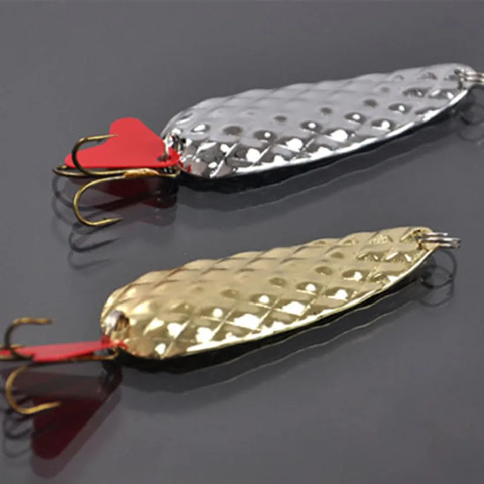 2PCS/Lot Long Shot Fishing Lure Metal Alloy Peche 5cm 8g Hard Lure With Sound Slice Wobbler Carp Spinner Gear Bait