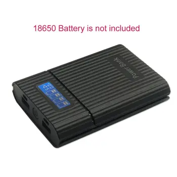 

Anti-Reverse DIY Power Bank Box 4x 18650 Battery LCD Display Charger For iphone