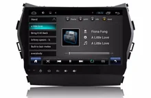 BIG 9.0 inch 1024*600 SCREEN Quad Core Android 5.1.1 Fit Hyundai ix45 SANTA FE 2013 2014 2015 2016 Car DVD Navigation GPS Radio