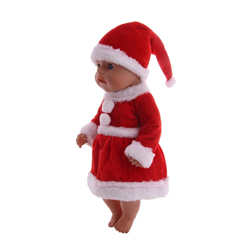 Кукла Одежда Зимний набор/свитер/обувь подходит 18 дюймов американский и 43 см Reborn Baby Doll для кукол, девичьи игрушки, наше поколение, Рождество