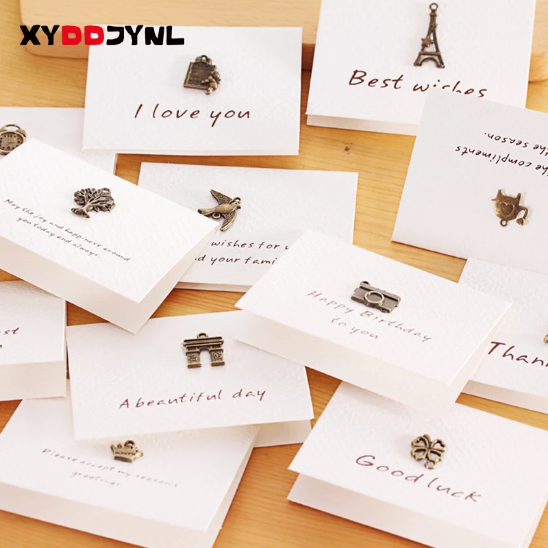 

Handmade Metal Restoring Ancient Ways Greeting Card Christmas Valentine Multi-purpose for Fine Gifts Event Party Supplies