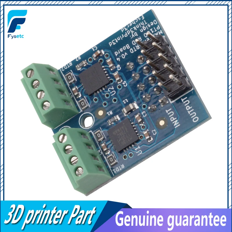 Kopen Gekloond PT100 Dochter Board Waardoor Twee PT100 Temperatuur Sensoren Worden Bevestigd Voor De DuetWifi En De Duet Ethernet