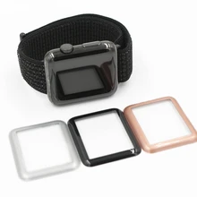 URVOI изогнутая полная пленка для apple watch 38мм 42 мм Серия 1 2 3 ремешки 3D протектор экрана для iWatch крышка мембрана lense 3 цвета