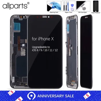 5.8'' Display For iPhone X LCD Display Touch Screen with Frame Digitizer Assembly For iPhone X Display Replacement Parts