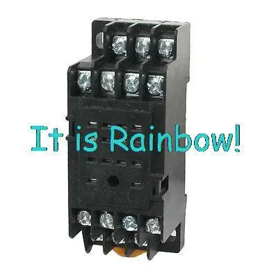 

Free Shipping PYF14A 14 Pin Screw Terminal Power Relay Socket Base Holder for HH54P MY4